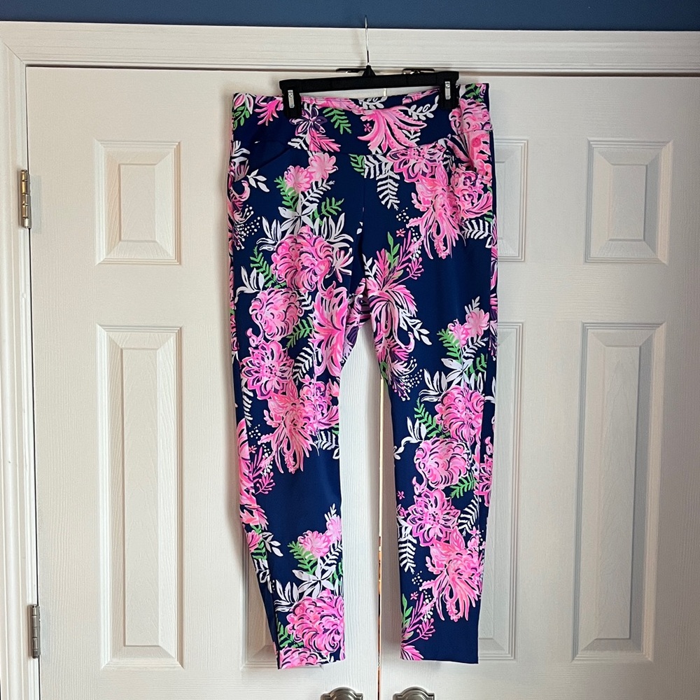 Lilly Pulitzer Pink and Blue Corso Pants